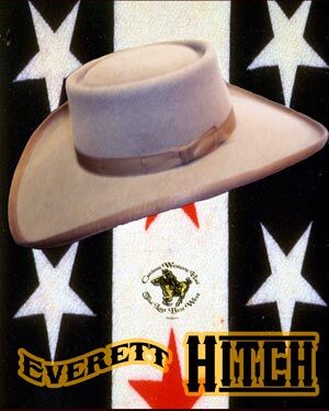 Everett Hitch hand made cowboy hat