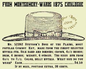 Boss of the plains advertisement
