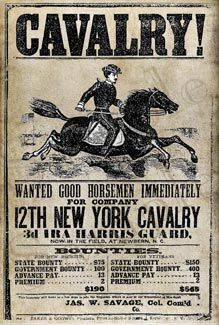 Poster for Cavalry Recruitment