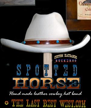 Spotted Horse Cowboy Hatband