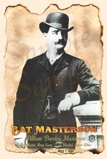 Bat Masterson Poster old west posters