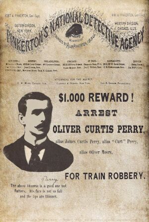 Pinkerton Circular Oliver Curtis Perry