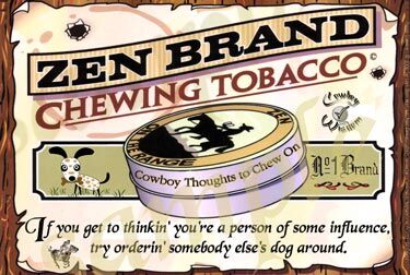 Zen Brand Dog Poster zen brand cowboy posters