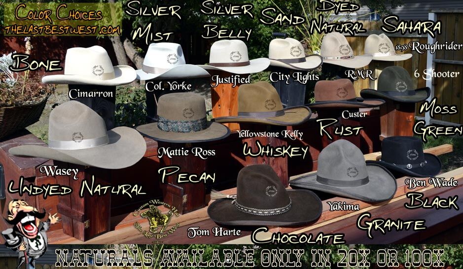 Cowboy Hat colors