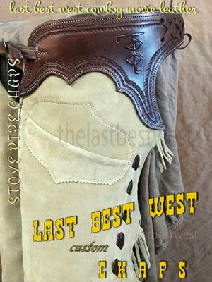 custom handmade leather chaps