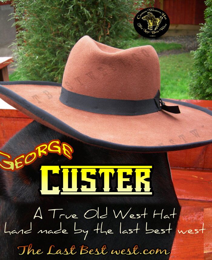 Custer Civil War Cowboy Hat