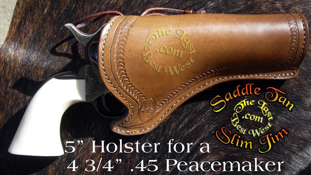 Traditional Slim Jim Leather Holster