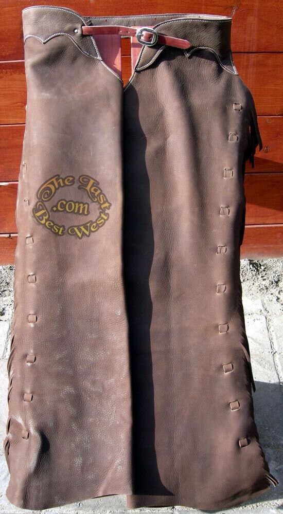 Wide leg shotgun chaps
