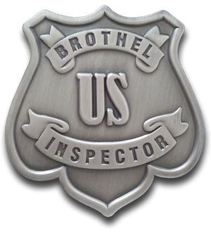 Brothel Inspector Badge