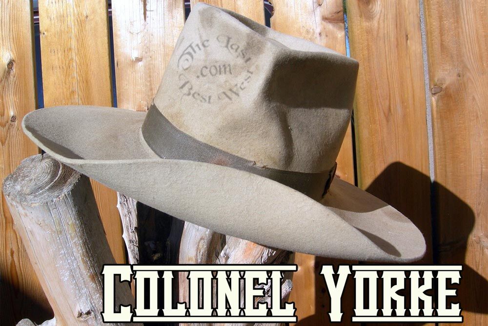 Col. Yorke Old West Cavalry Hat