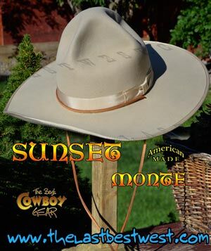 Sunset Monte Movie Hat The Last Best West