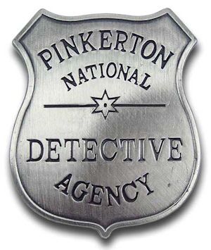 Pinkerton Detective Agency Badge