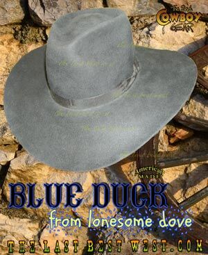 Blue Duck Cowboy Hat