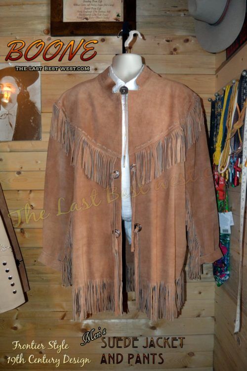 BOONE SUEDE COAT AND PANTS