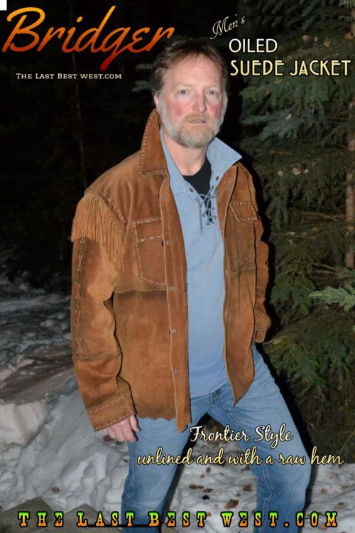 MENS OILED SUEDE SHIRT/JACKET