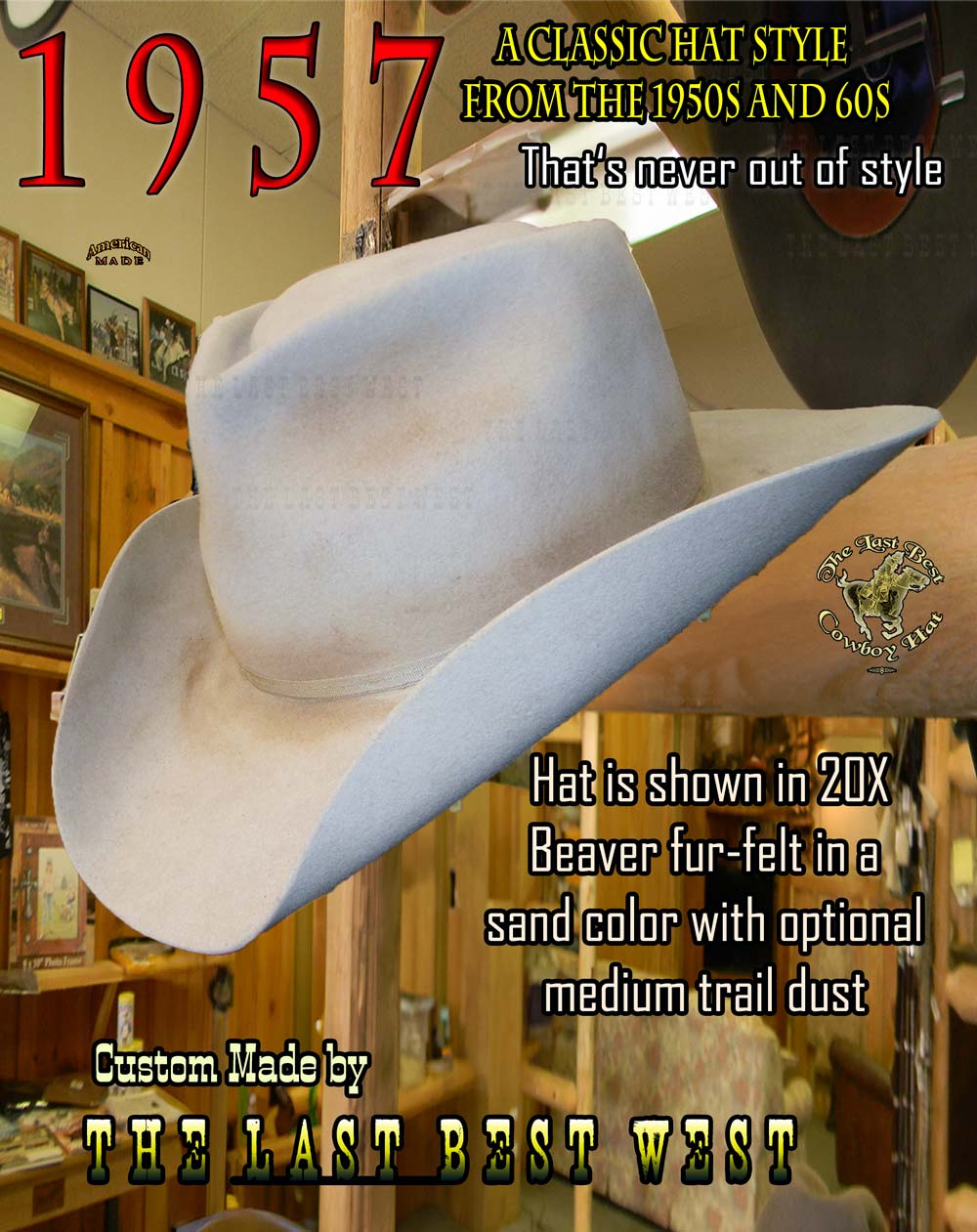 Custom Cowboy Hat - The 1957