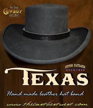 Texas Cowboy Hatband