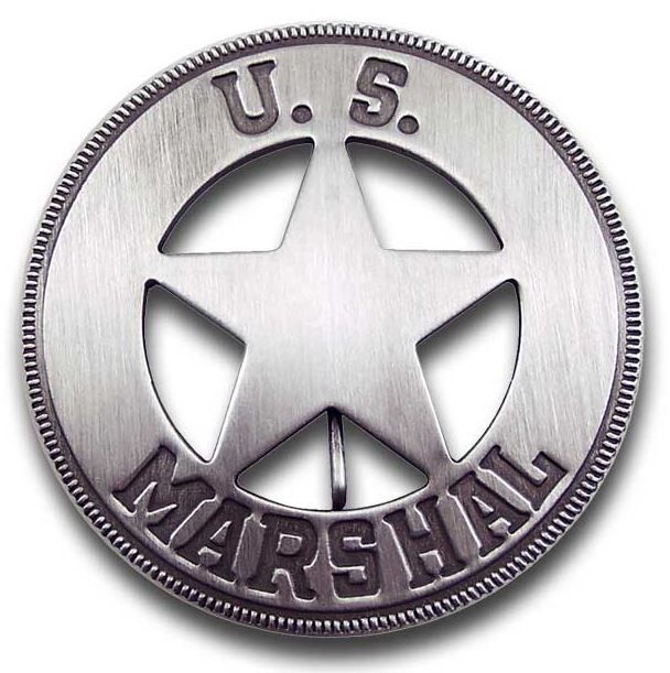 U.S. Marshal - Round Badge - The Last Best West