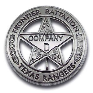 Texas Rangers Company D Badge