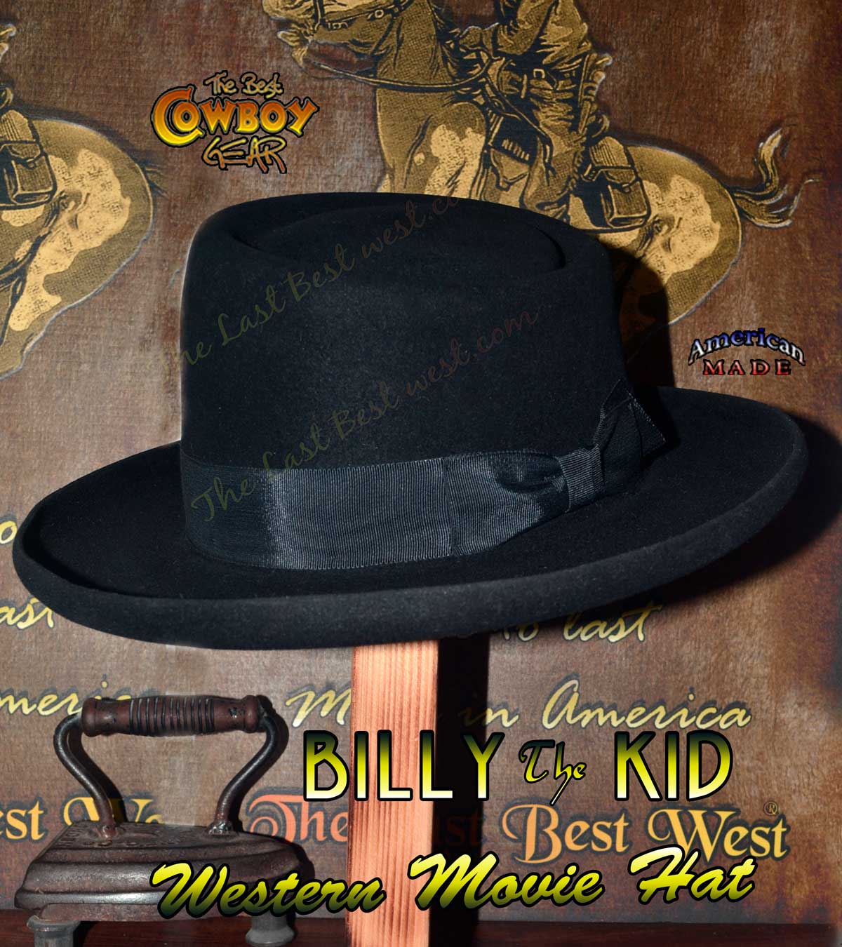 超超希少 ステットソン Billy the Kidd 60sビンテージハット 超超希少 ステットソン Billy the Kidd 60sビンテージハット