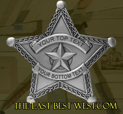 custom Sheriff Badge
