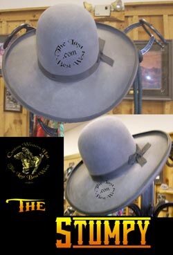 Stumpy Custom Handmade Hat - The Last Best West display picture 2