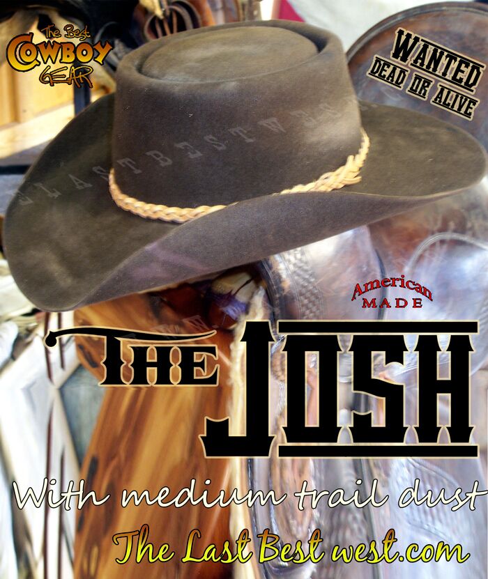 HOST PICK !  Saaale ! Ruxpinsrags ???Wyeth Desert Blues cowboy hat Pick-Up Man” Campaign - CFD Foundation main image 4