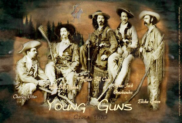 Young Guns Circa 1870 Poster - The Last Best West