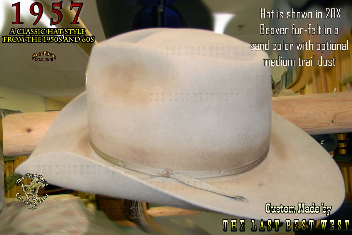Custom Cowboy Hat - The 1957 - The Last Best West display picture 1